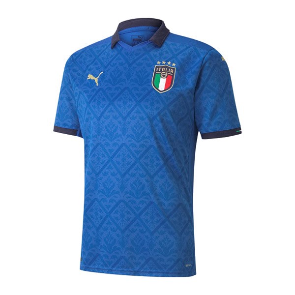Camiseta Italia Primera Equipación 2020 Azul